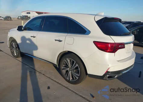 2020 Acura Mdx Technology Package z USA, uszkodzony, nr VIN 5J8YD3H53LL012897